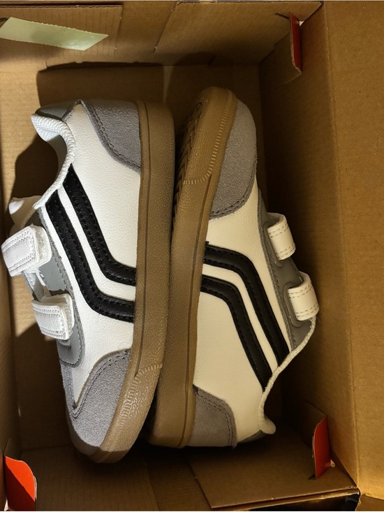 Cat & Jack Other - Cat & Jack White, Gray and Black Kids Sneakers with Gum Sole